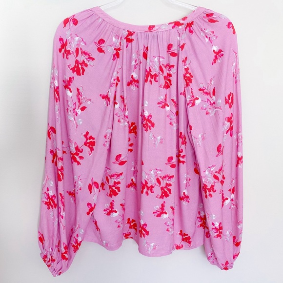 Greylin Ava Valentine Floral Long Sleeve Blouse - Picture 5 of 7